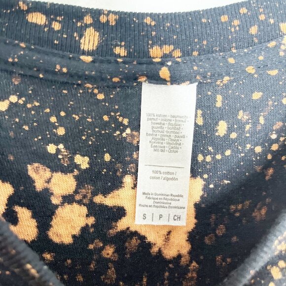 Handmade Bleach Tie Dye Band T-shirt Size Small - Picture 3 of 5